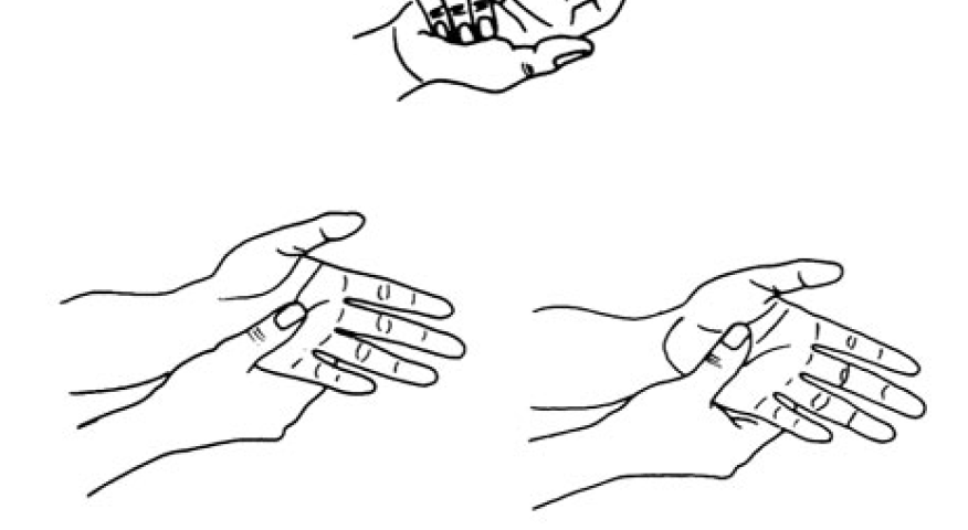 3.9 massaging the palm lines