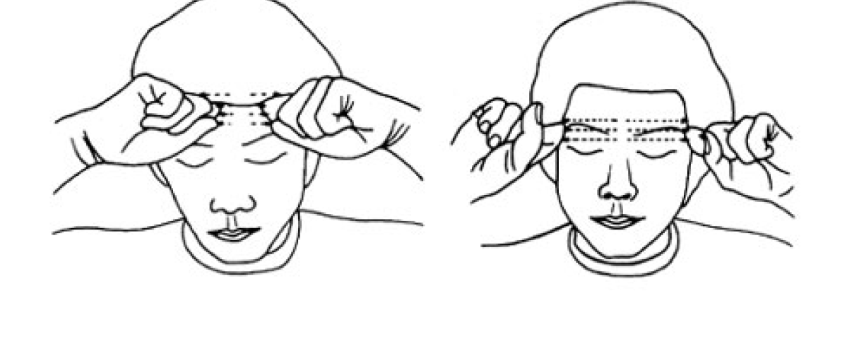 4.12 mid-forehead massage