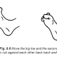 8.6 move big & second toe to rub against each other back & forth
