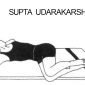 supta udarakarshanasana sleeping abdominal stretch 6