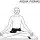 2 ardha padmasana