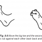 8.6 move big & second toe to rub against each other back & forth